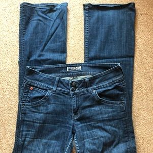 Hudson size 28 boot cut jeans